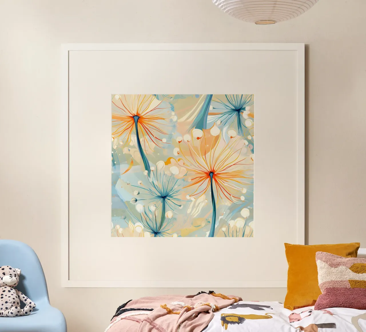 Eleganti denti di leone poster da Botanical Pattern House