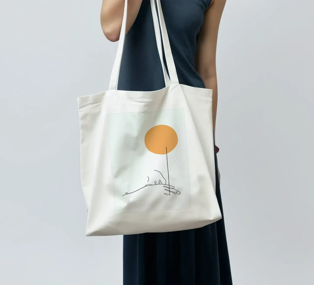 Tired borsa in juta da Ninhol