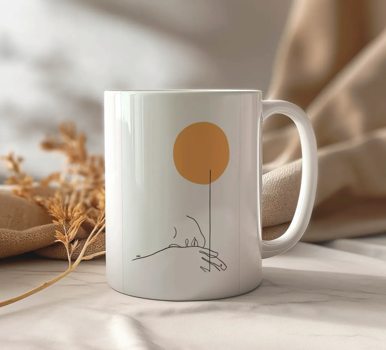 Tired tazza in ceramica da Ninhol