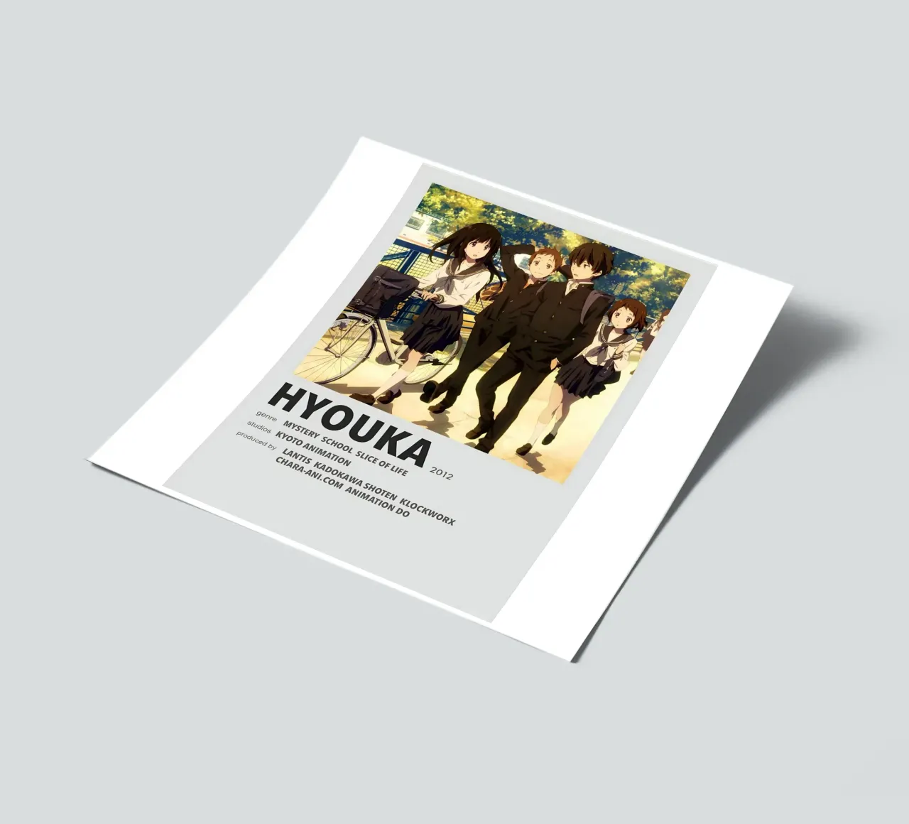 HYOUKA  2012 sticker sheet by Totoya