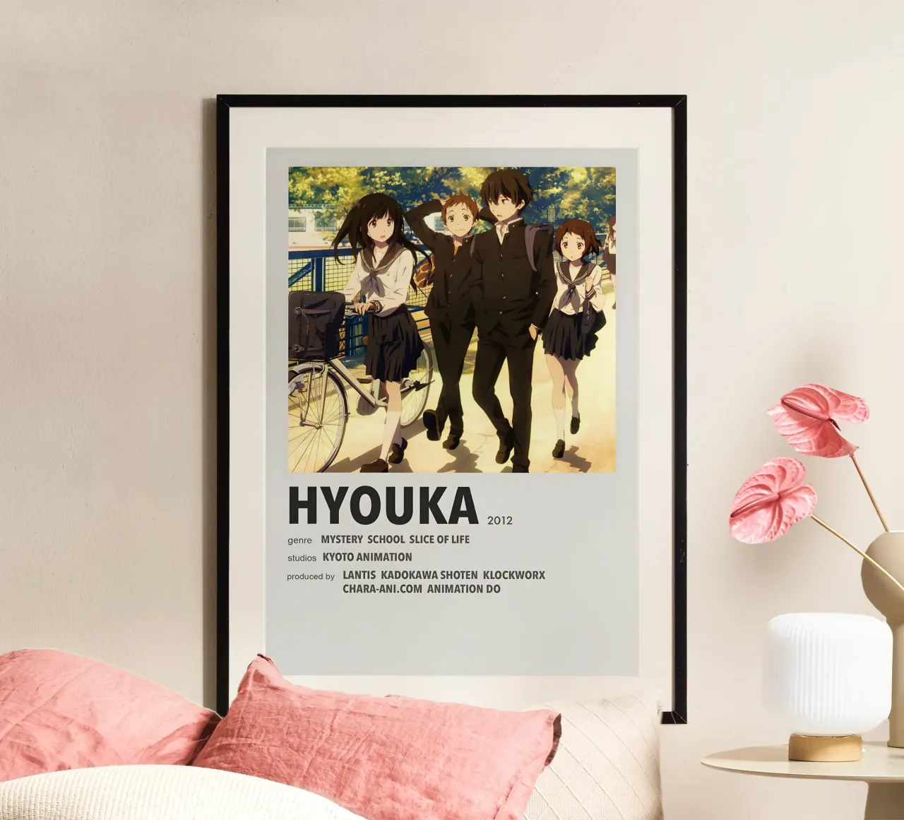 HYOUKA  2012 poster con telaio in plastica da Totoya