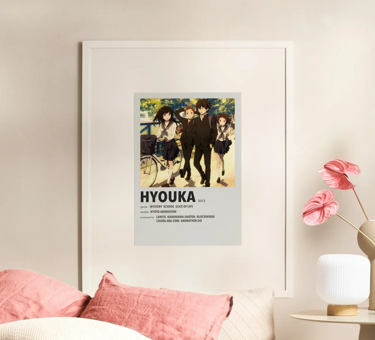 HYOUKA  2012 poster con telaio in plastica da Totoya