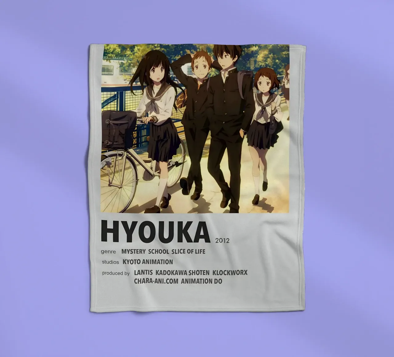 HYOUKA  2012 coperta in pile da Totoya