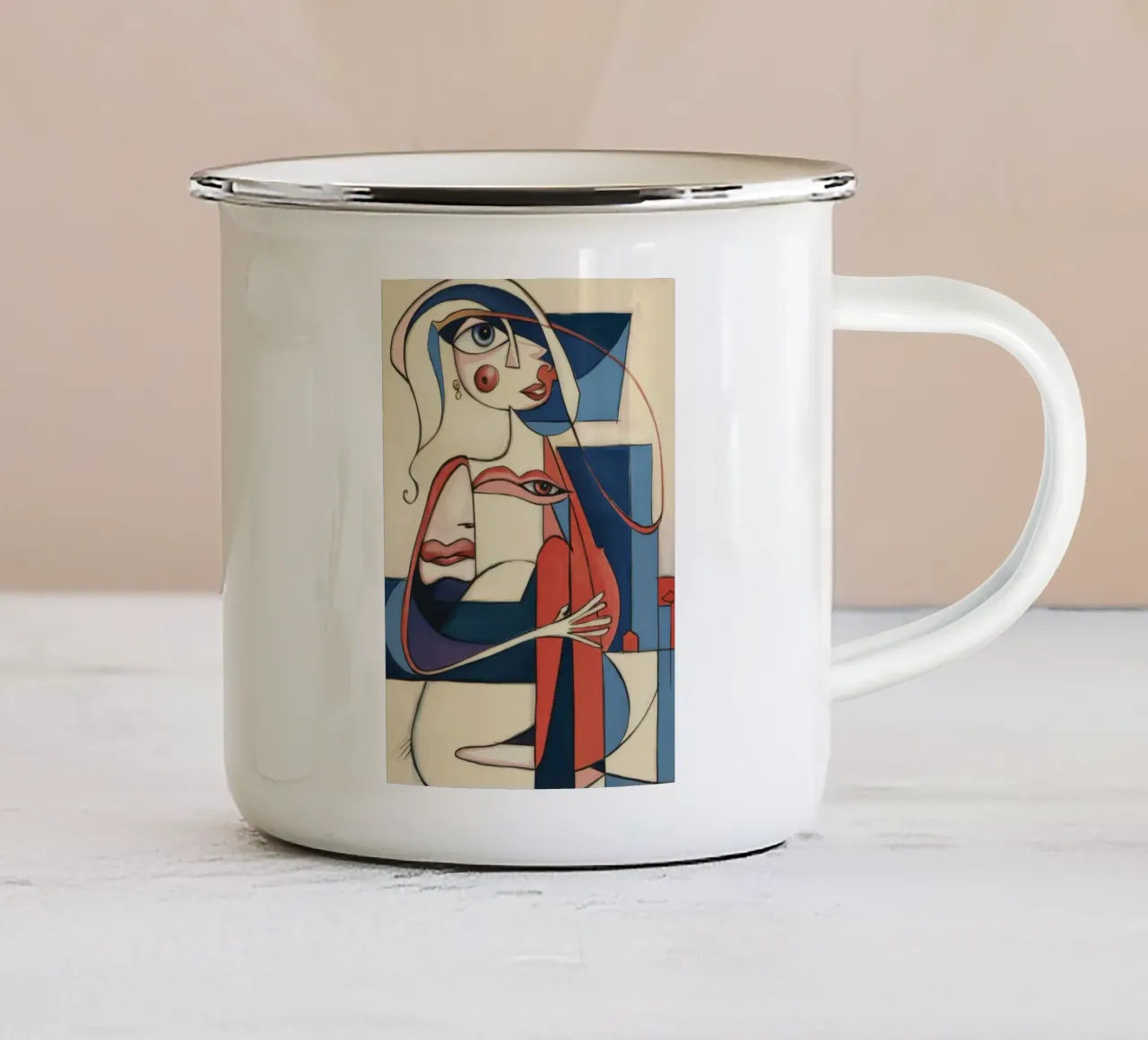 Fascino estroso tazza in smalto da Crimson Whisper