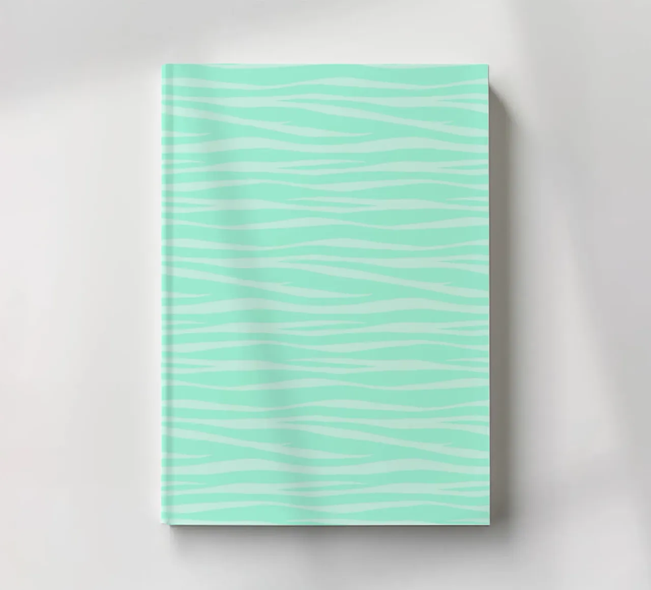 Zebra Print Sugar Mint notebook by SilverPegasus