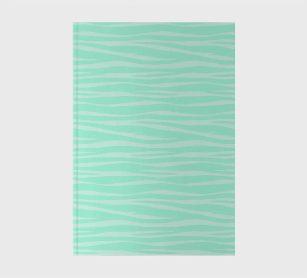 Zebra Print Sugar Mint notebook by SilverPegasus
