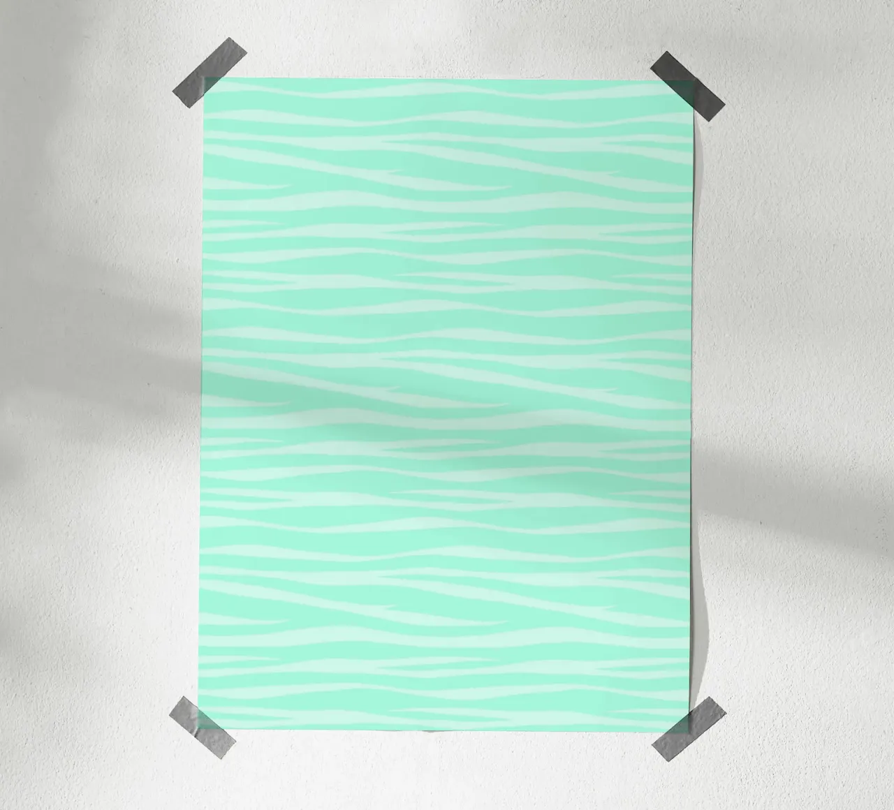Zebra Print Zucker Minze Hahnemühle von SilverPegasus