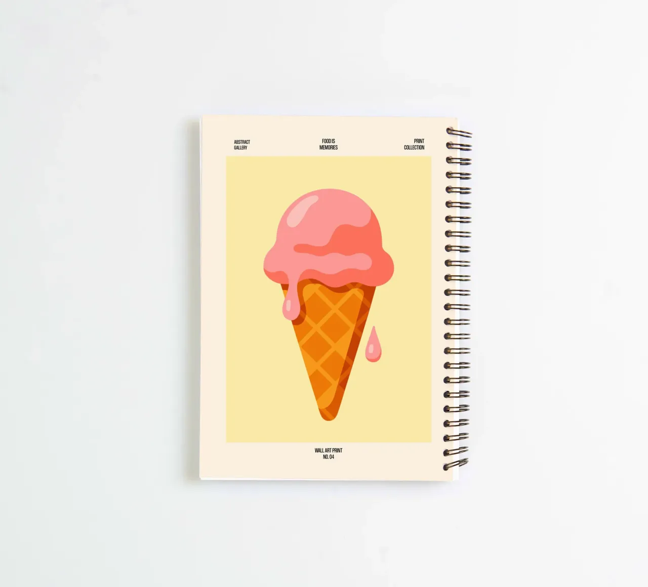 Melty Bliss – No. 04 spiral notebook by Studio Mooodz