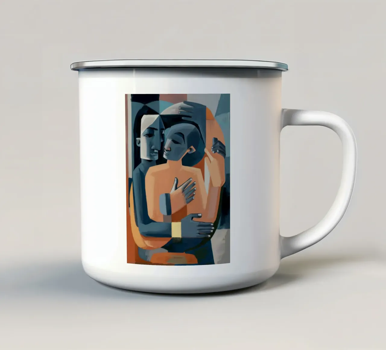 Abbraccio etereo tazza in smalto da Crimson Whisper