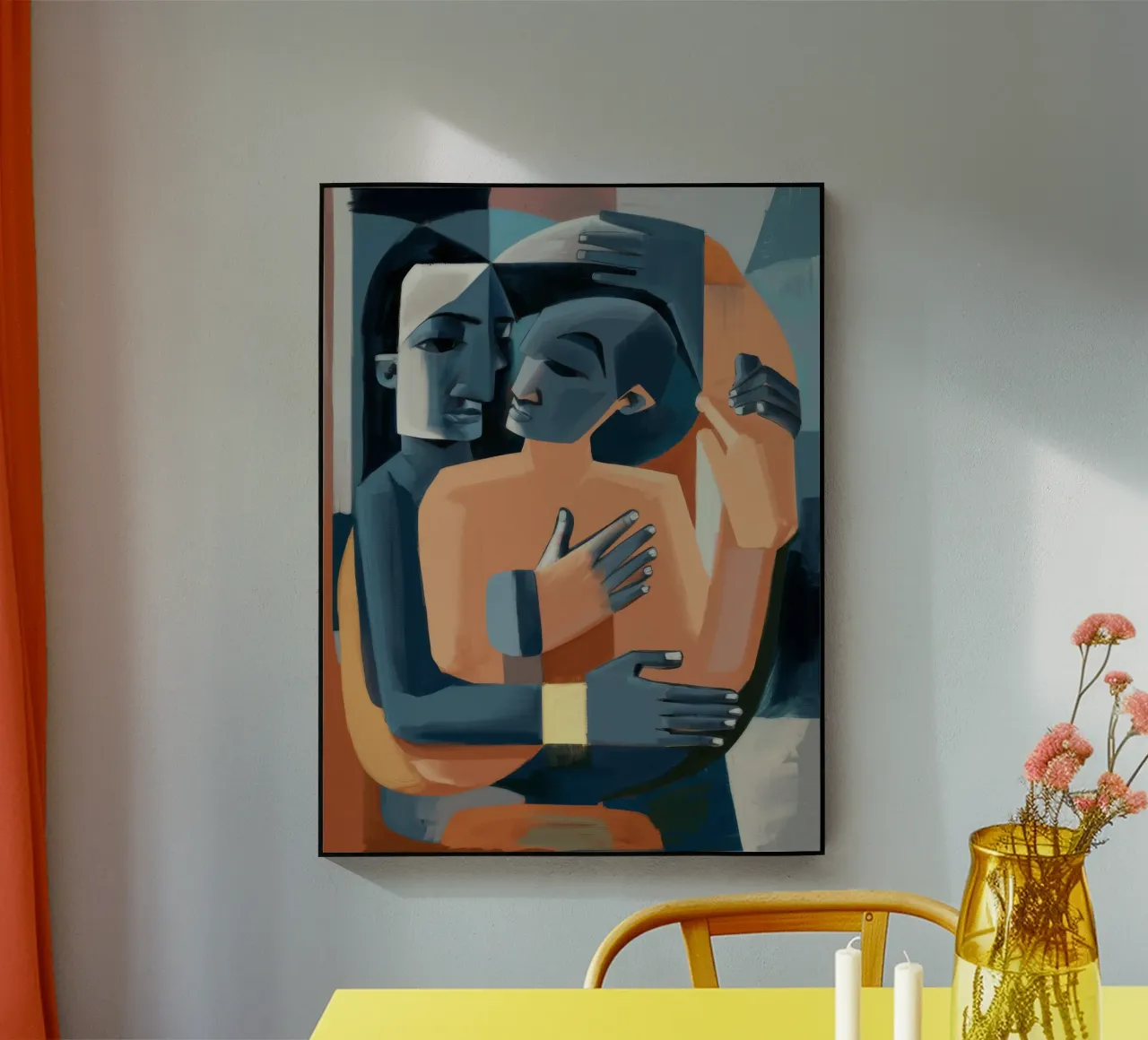 Abbraccio etereo plexiglass da Crimson Whisper