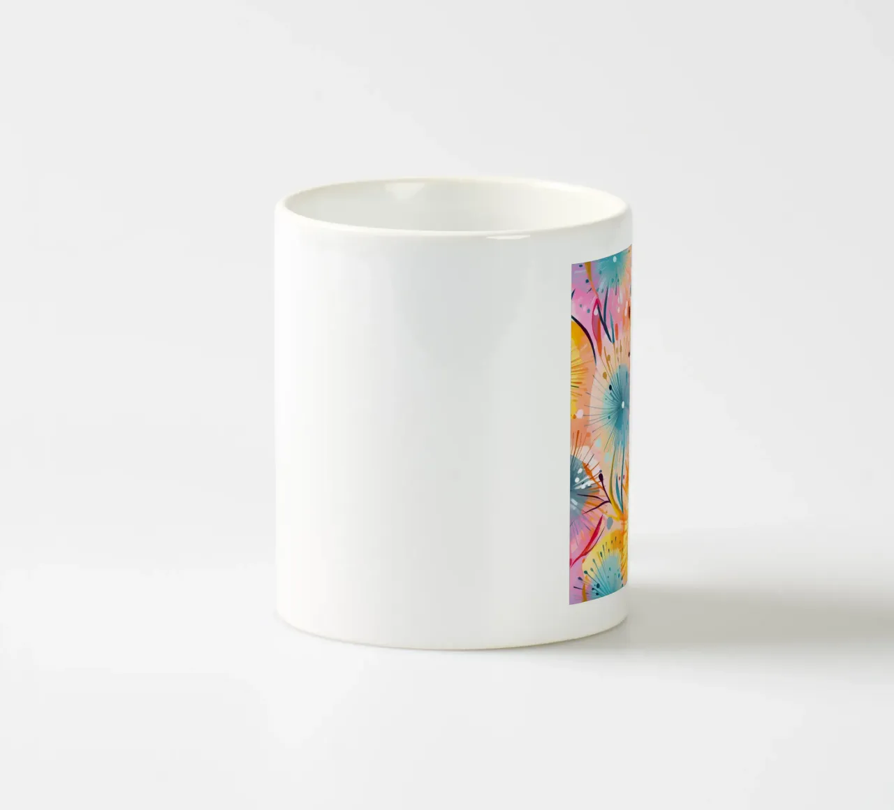 Denti di leone in fiore tazza in ceramica da Botanical Pattern House