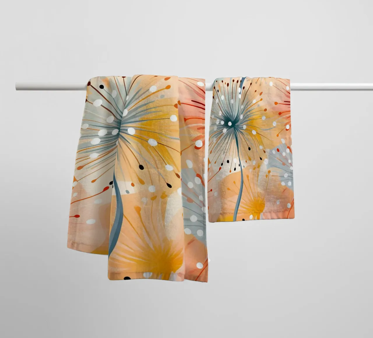 Denti di leone in fiore asciugamano da bagno da Botanical Pattern House