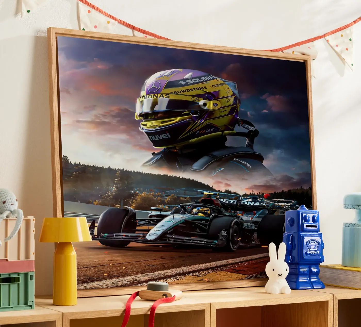 Lewis Hamilton plexiglass da Agus Creative