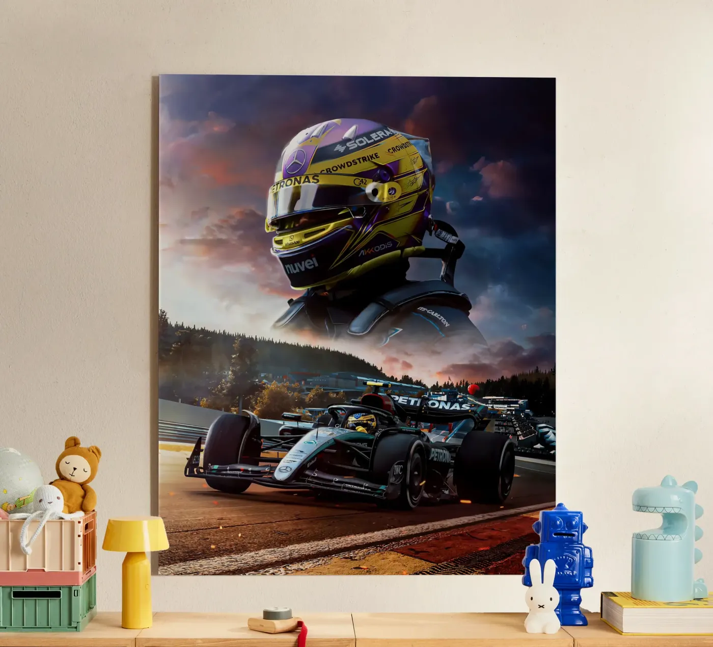 Lewis Hamilton plexiglass da Agus Creative