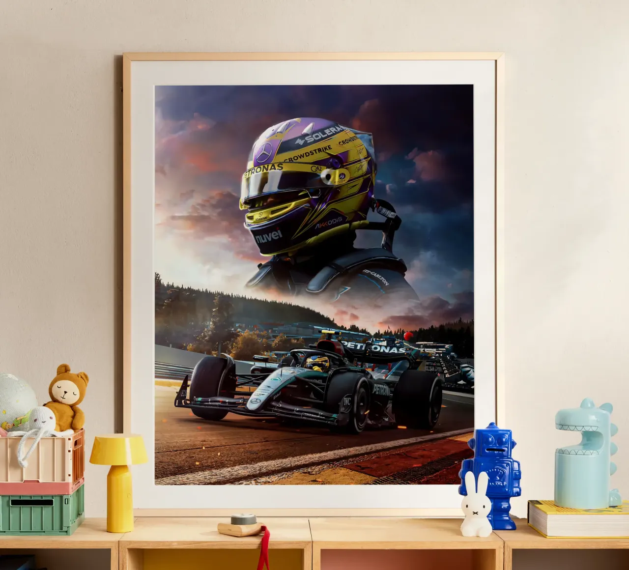 Lewis Hamilton carta hahnemühle da Agus Creative