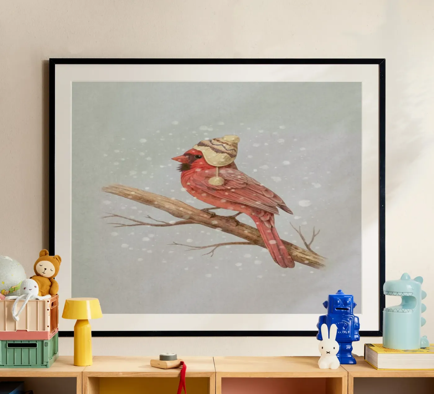 First snow Poster von Terry Fan