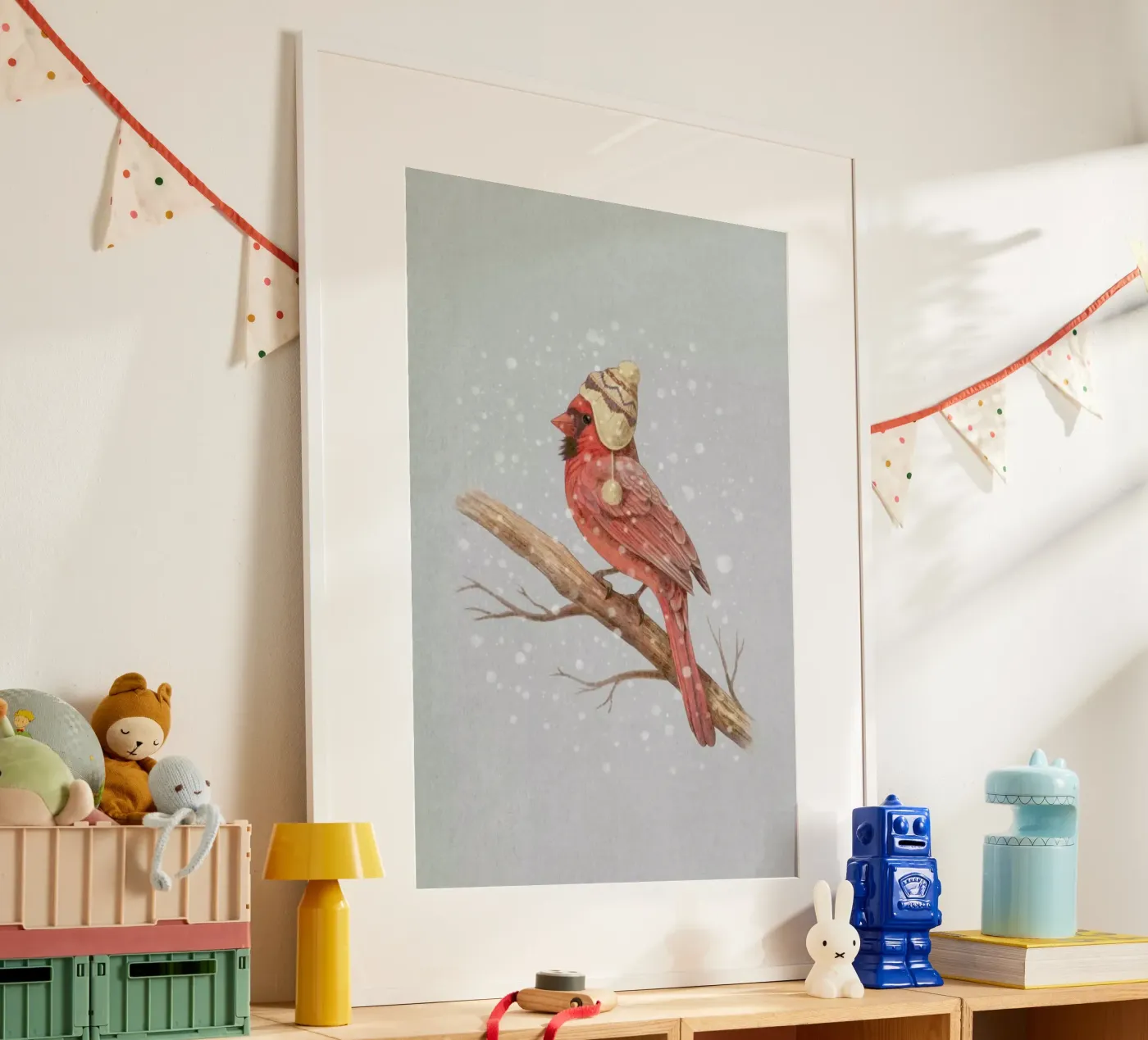 First snow Poster von Terry Fan