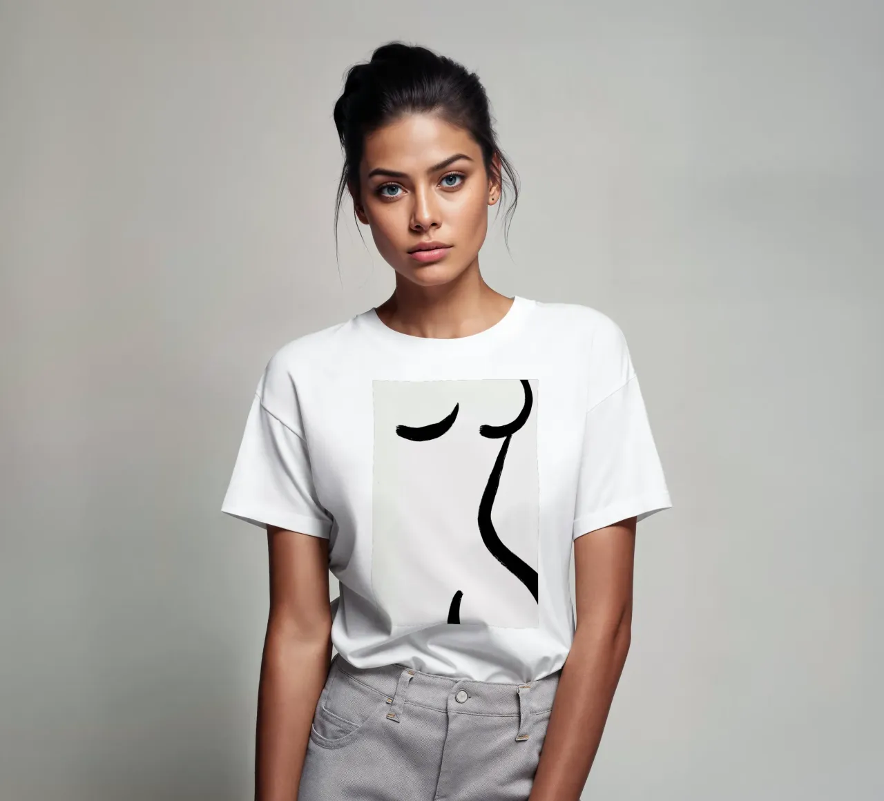 Curve 2 t-shirt da Graphite