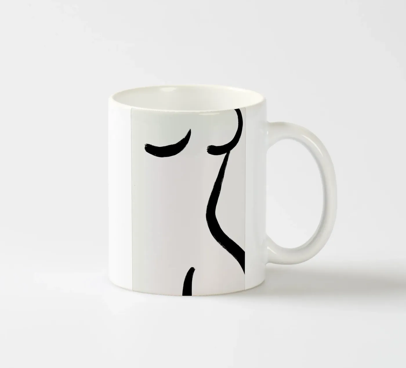 Curve 2 ceramic mug by Graphite