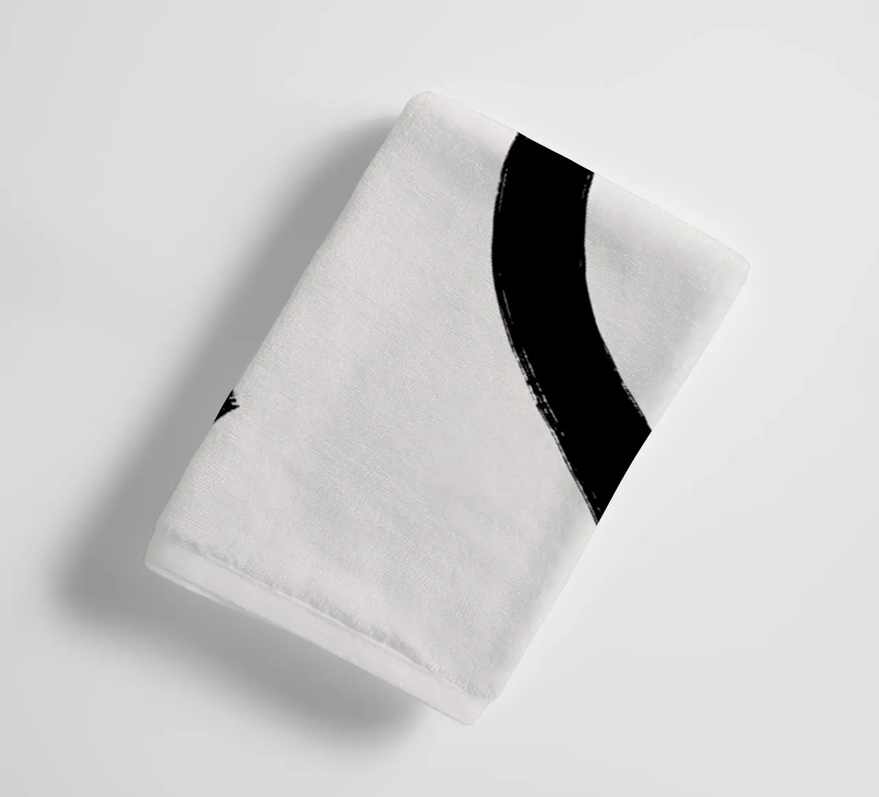 Curve 2 asciugamano da bagno da Graphite