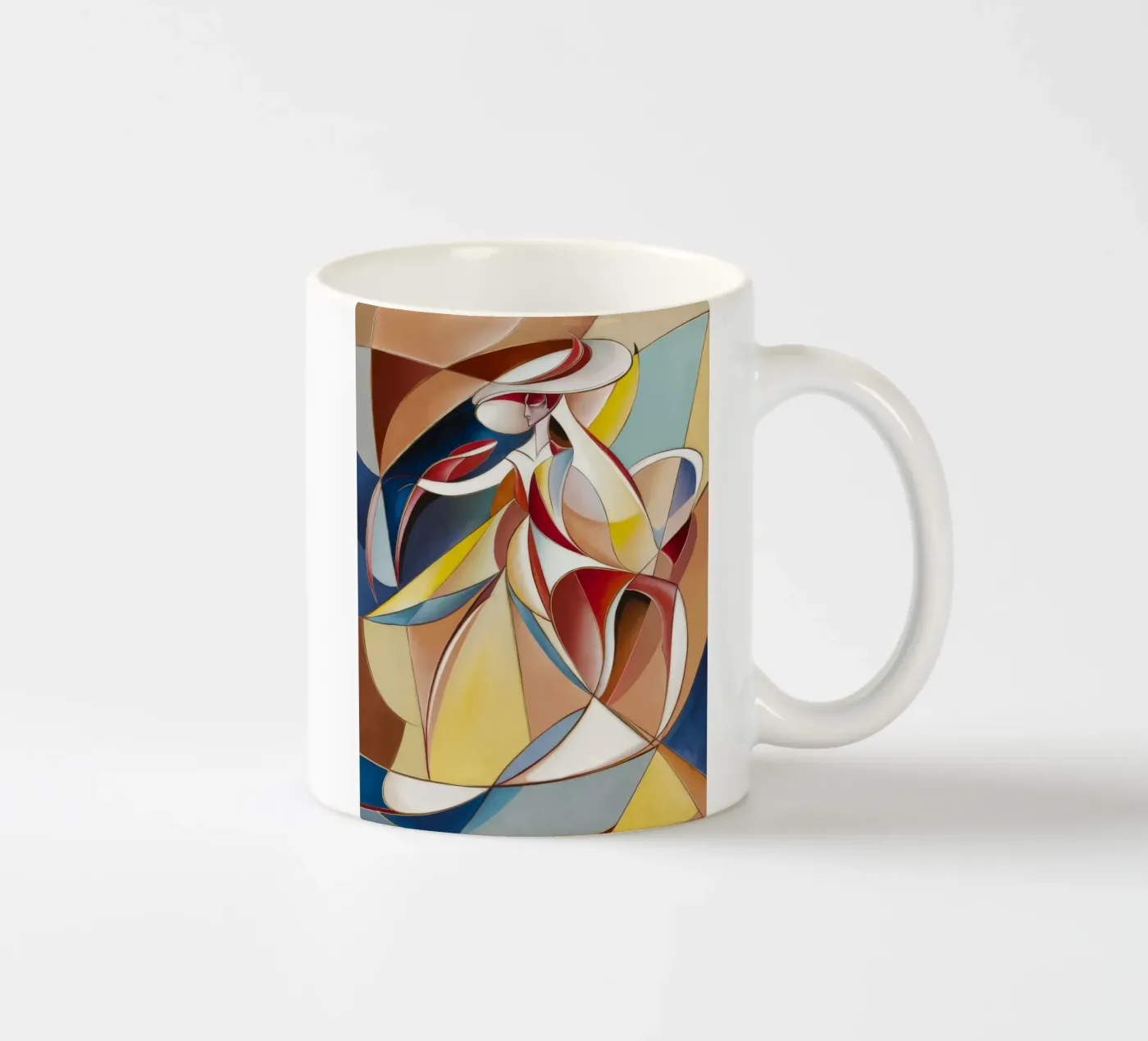 Dynamic Harmony ceramic mug by Crimson Whisper