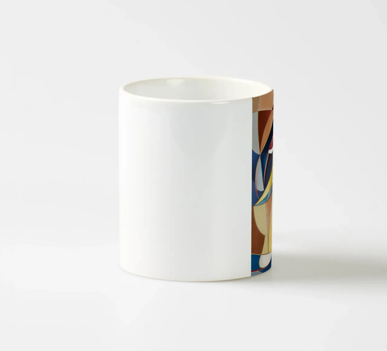 Dynamic Harmony ceramic mug by Crimson Whisper