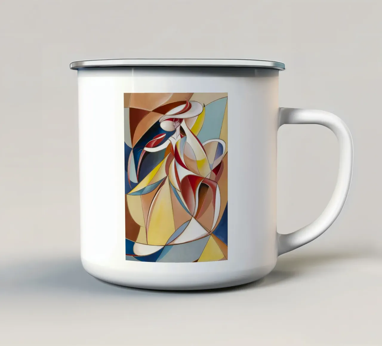 Armonia dinamica tazza in smalto da Crimson Whisper