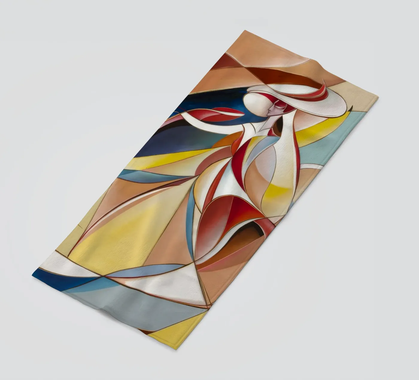 Dynamic Harmony beach towel by Crimson Whisper
