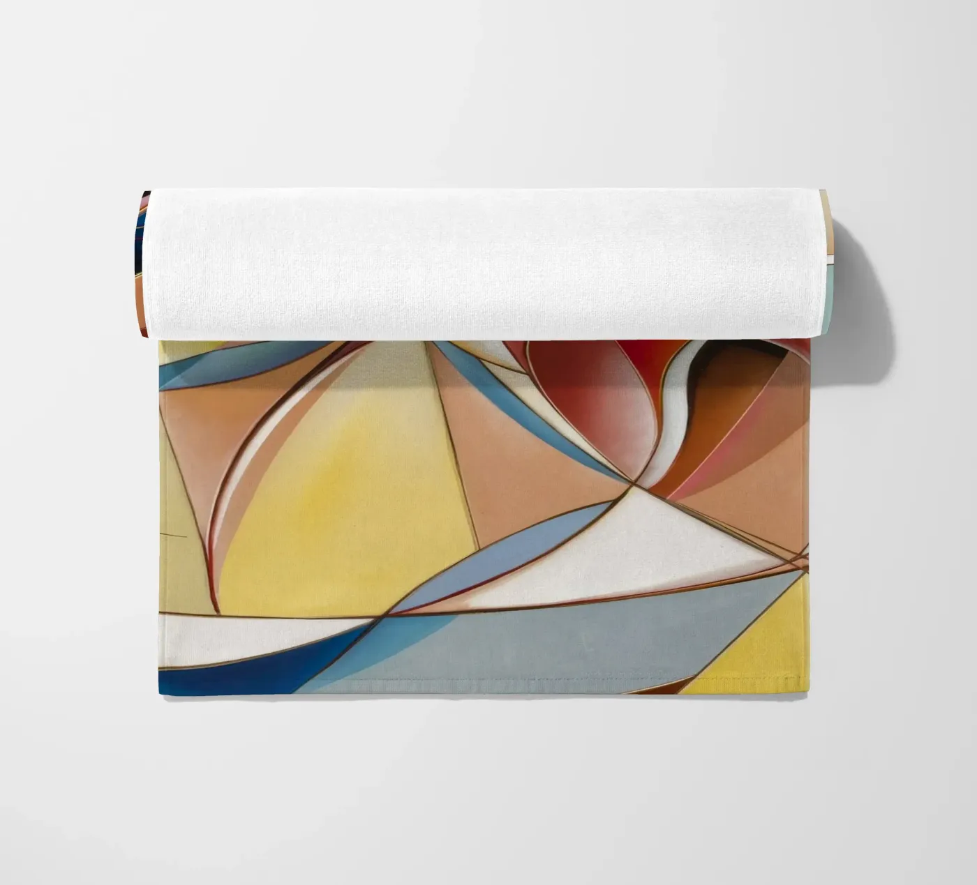 Dynamic Harmony beach towel by Crimson Whisper