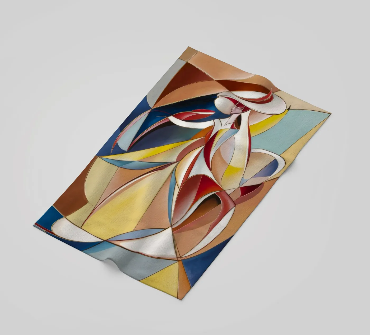 Dynamic Harmony beach towel by Crimson Whisper