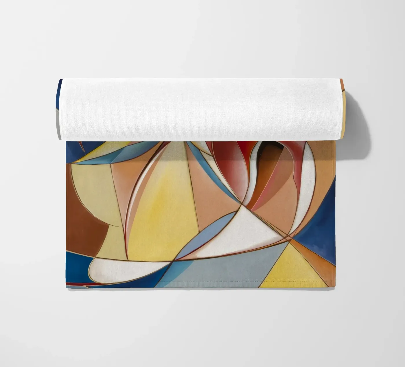 Dynamic Harmony beach towel by Crimson Whisper