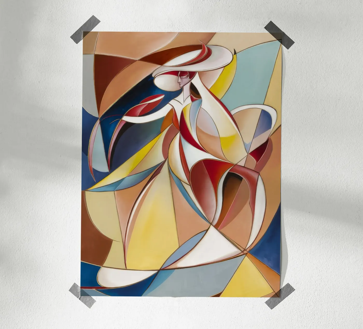 Dynamische harmonie poster van Crimson Whisper