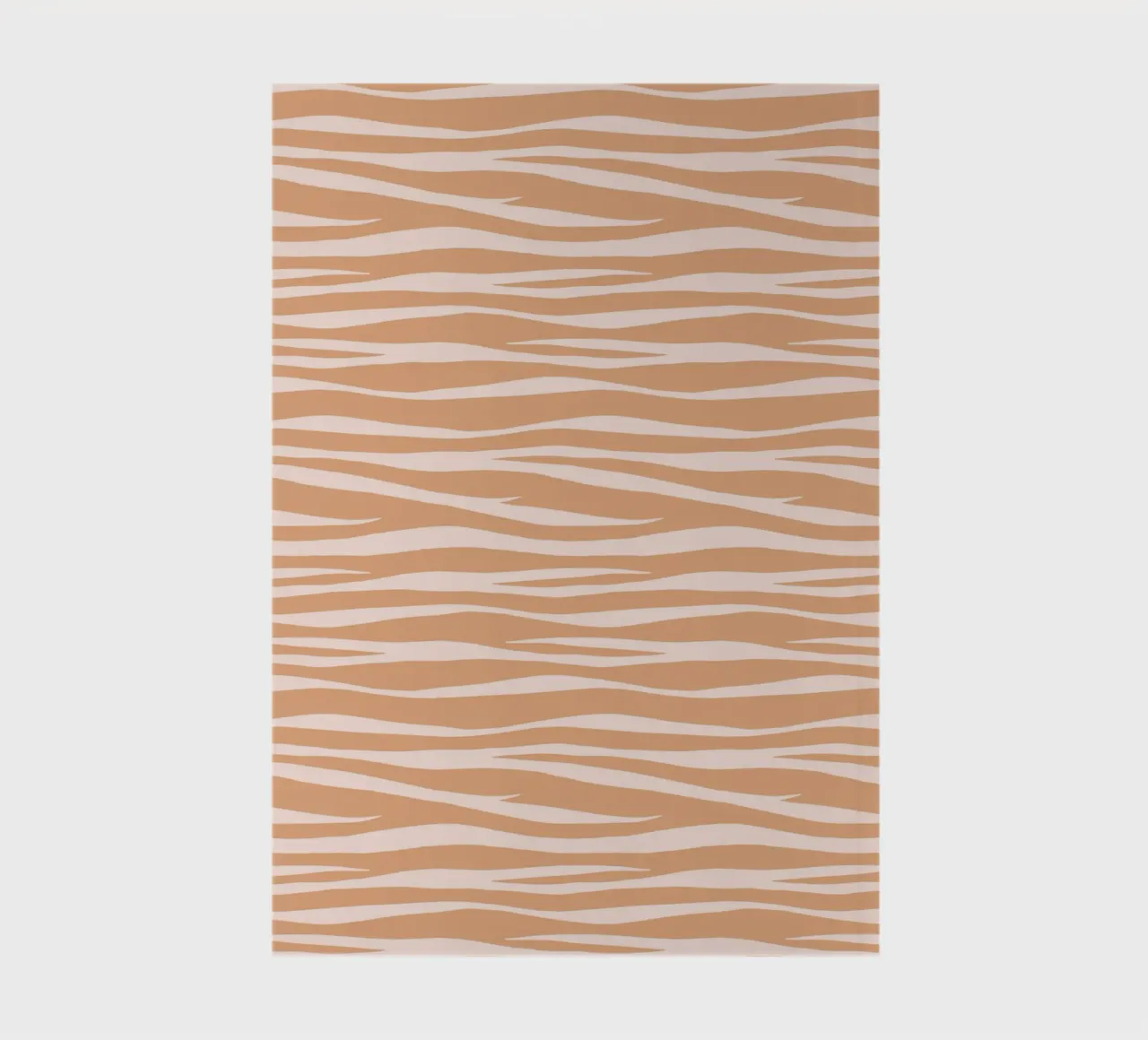 Zebra Print Toffee Caramel notebook by SilverPegasus