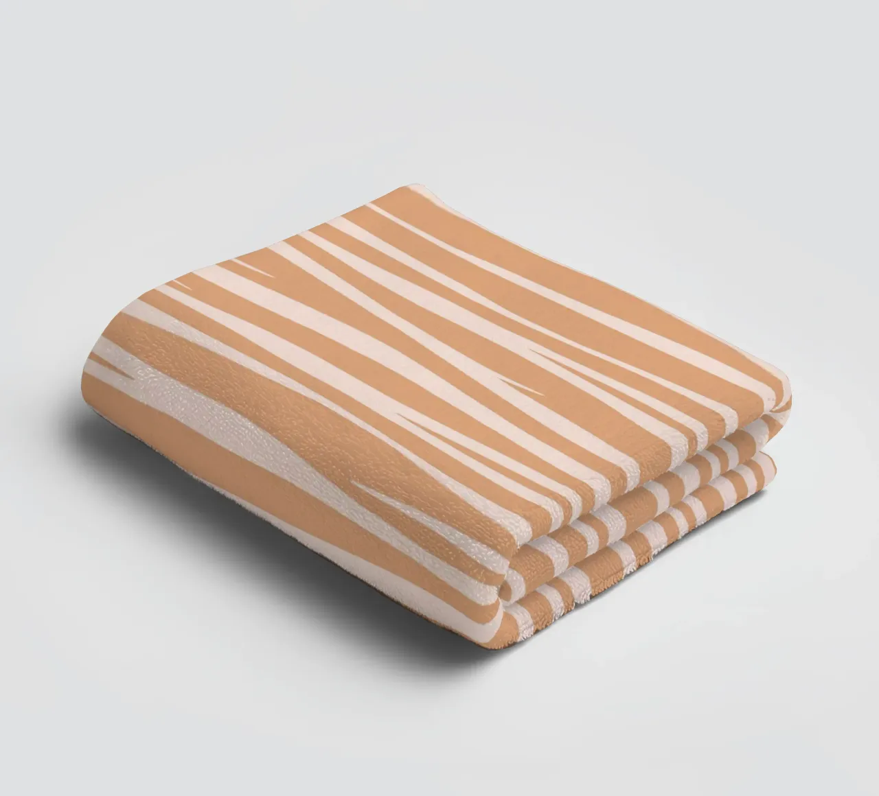 Zebra Print Toffee Caramel towel by SilverPegasus