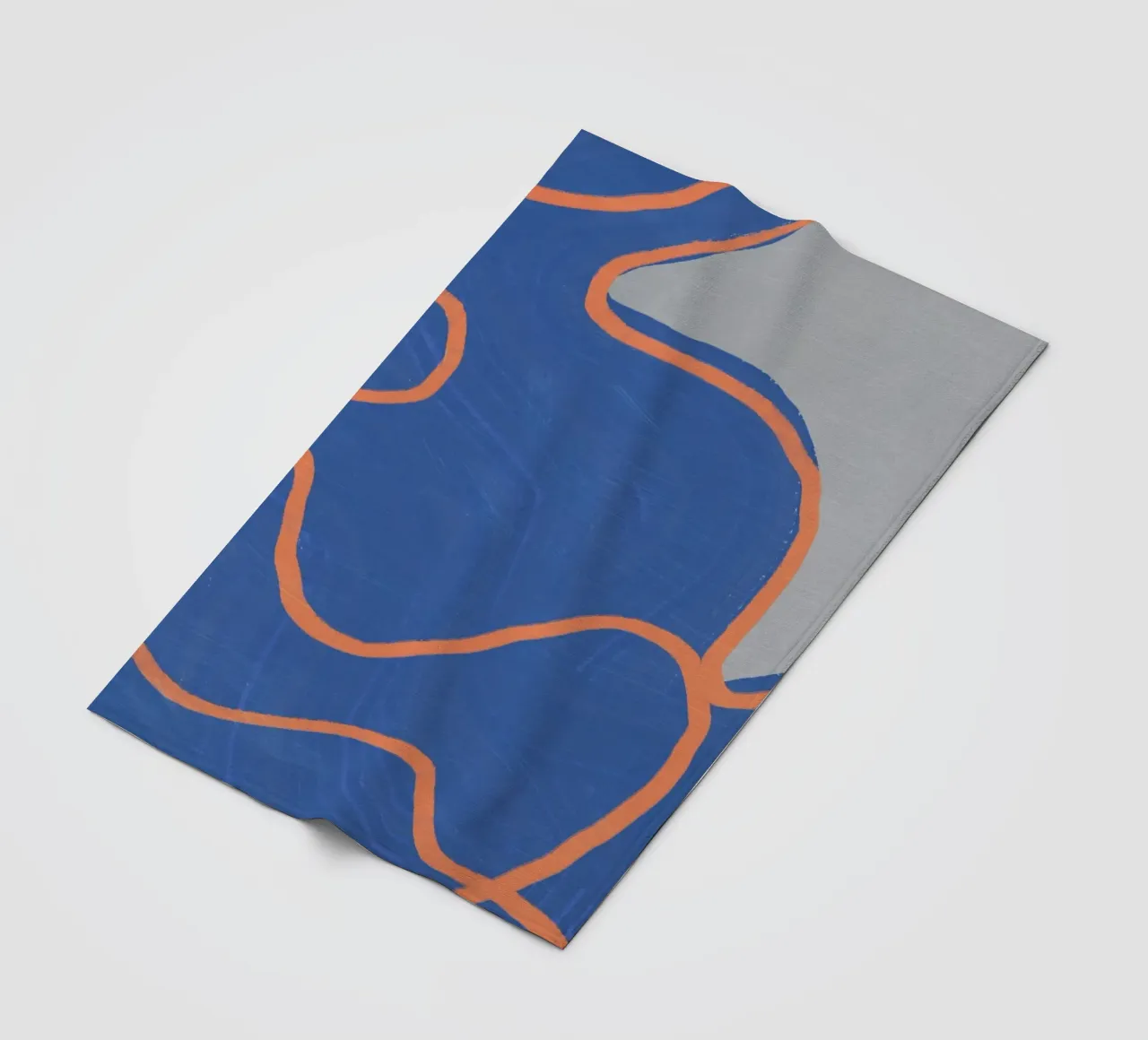 Grande astratto - Flusso di colore coperta in pile da Little Dean