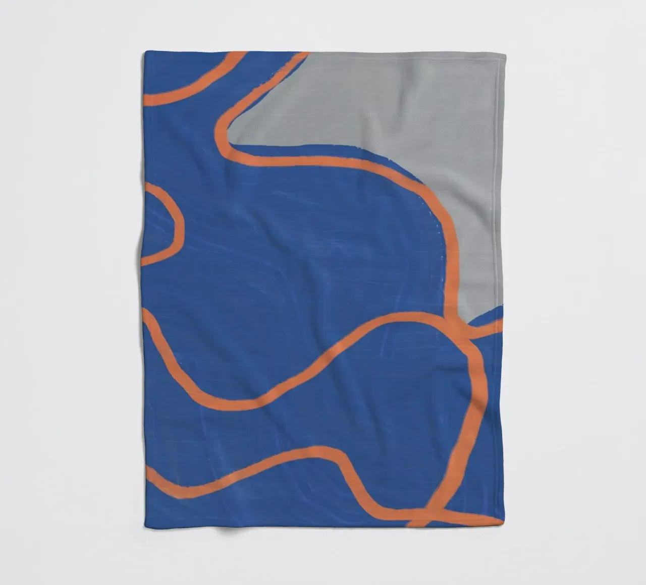 Grande astratto - Flusso di colore coperta in pile da Little Dean