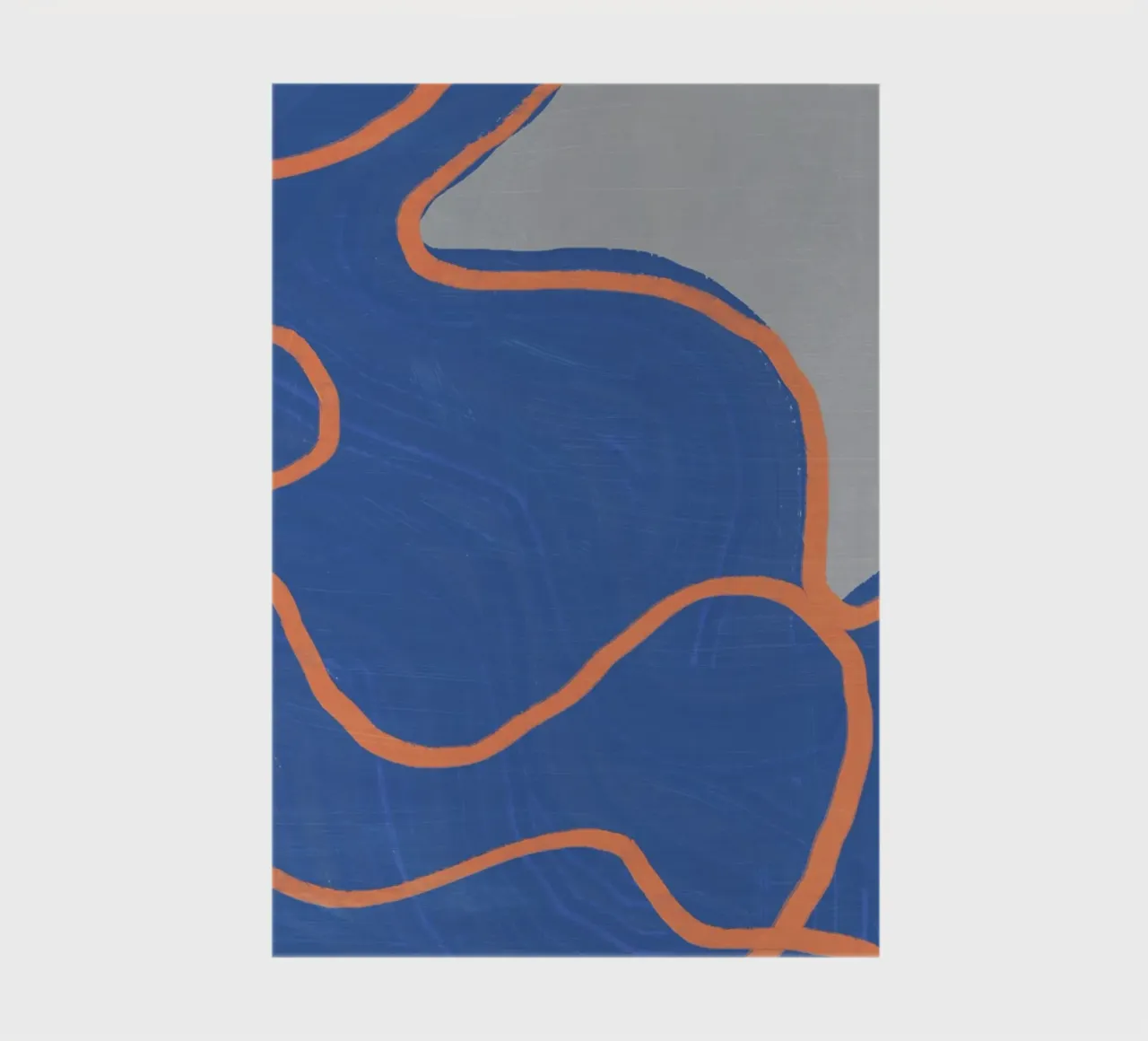 Large abstract - Color flow notebook by Little Dean