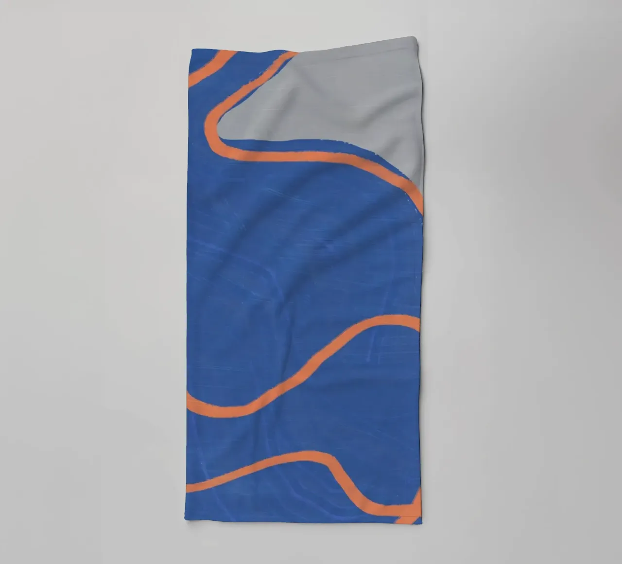 Large abstract - Color flow towel by Little Dean