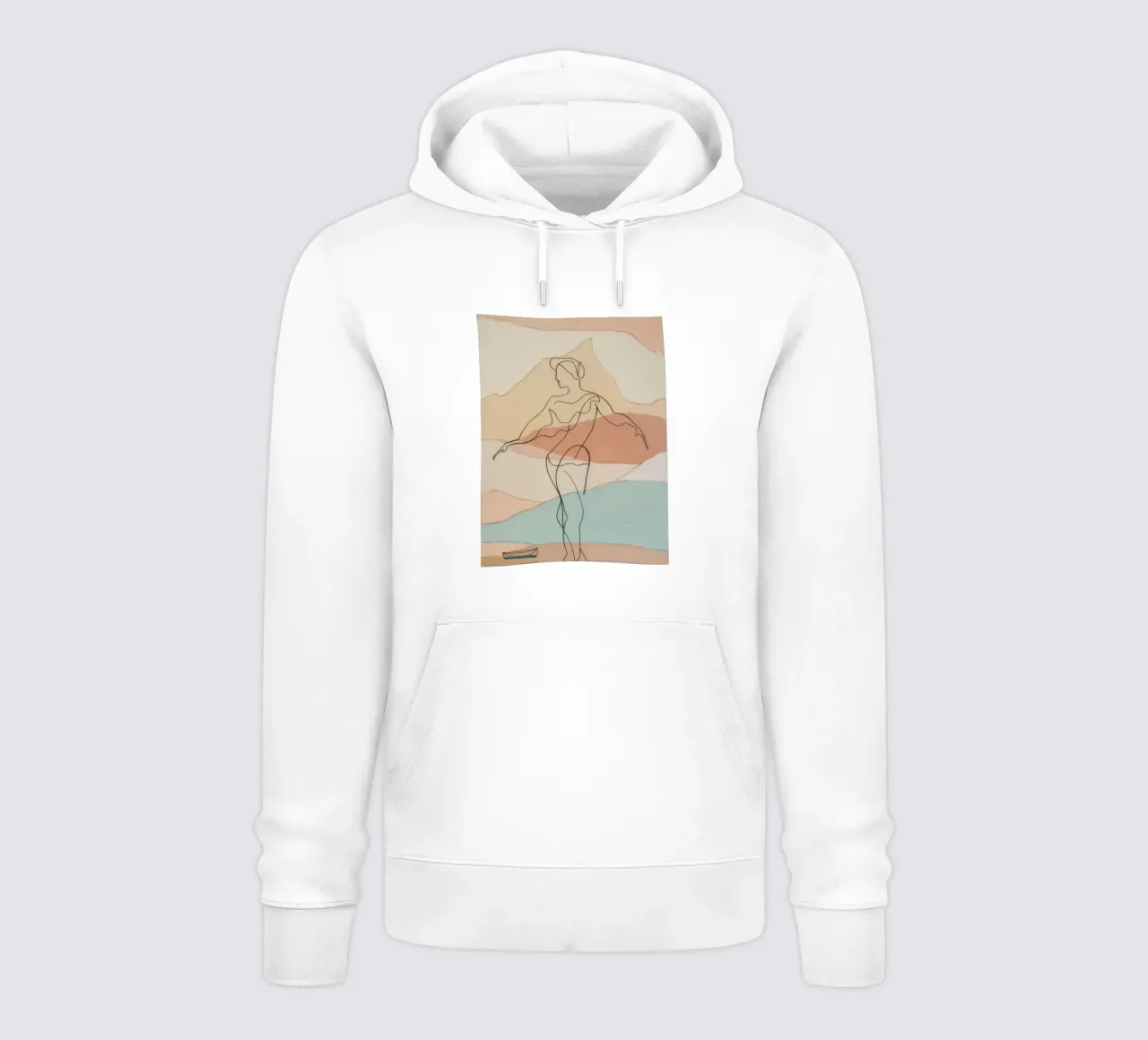 Silhouette aggraziata felpa con cappuccio da Crimson Whisper