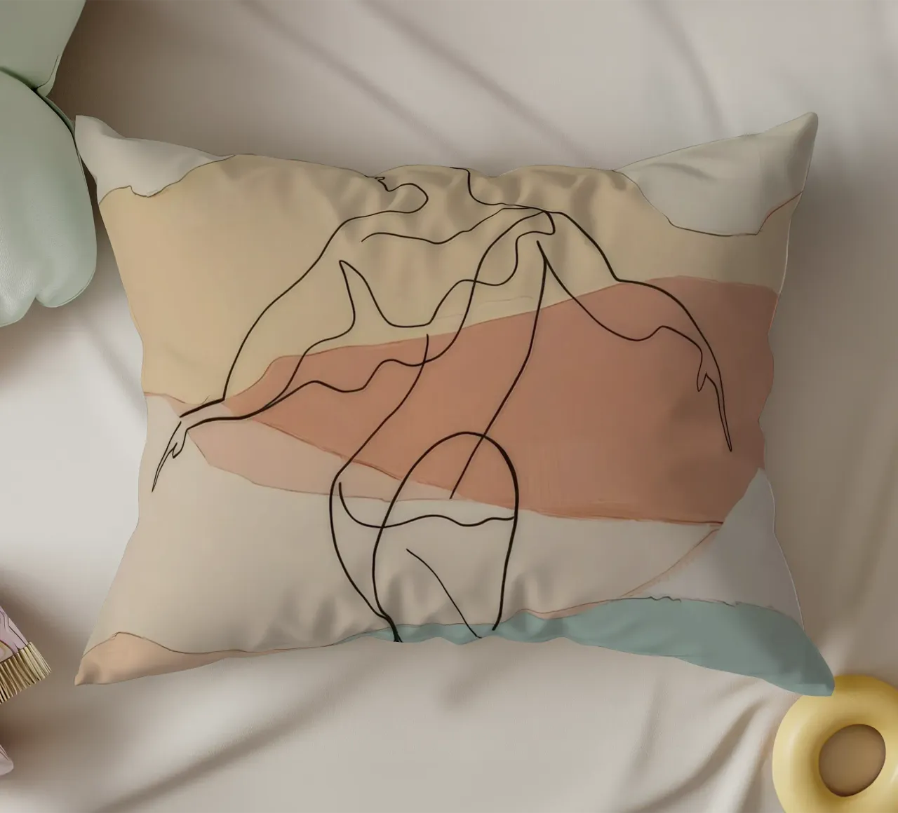 Silhouette aggraziata cuscino da Crimson Whisper
