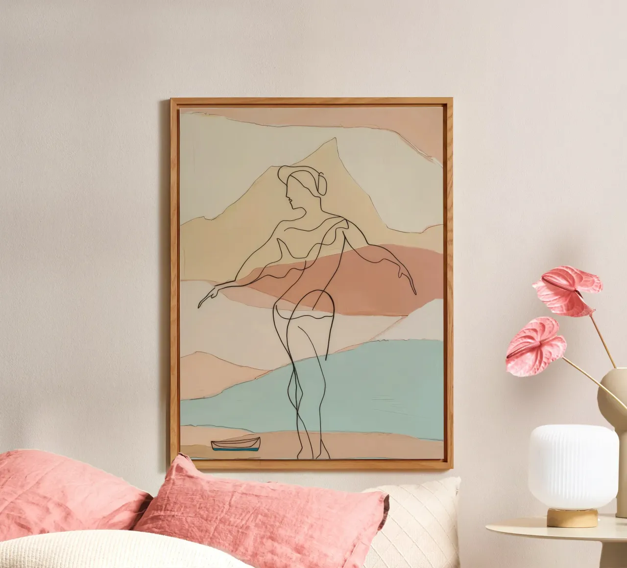 Silhouette aggraziata alluminio dibond da Crimson Whisper