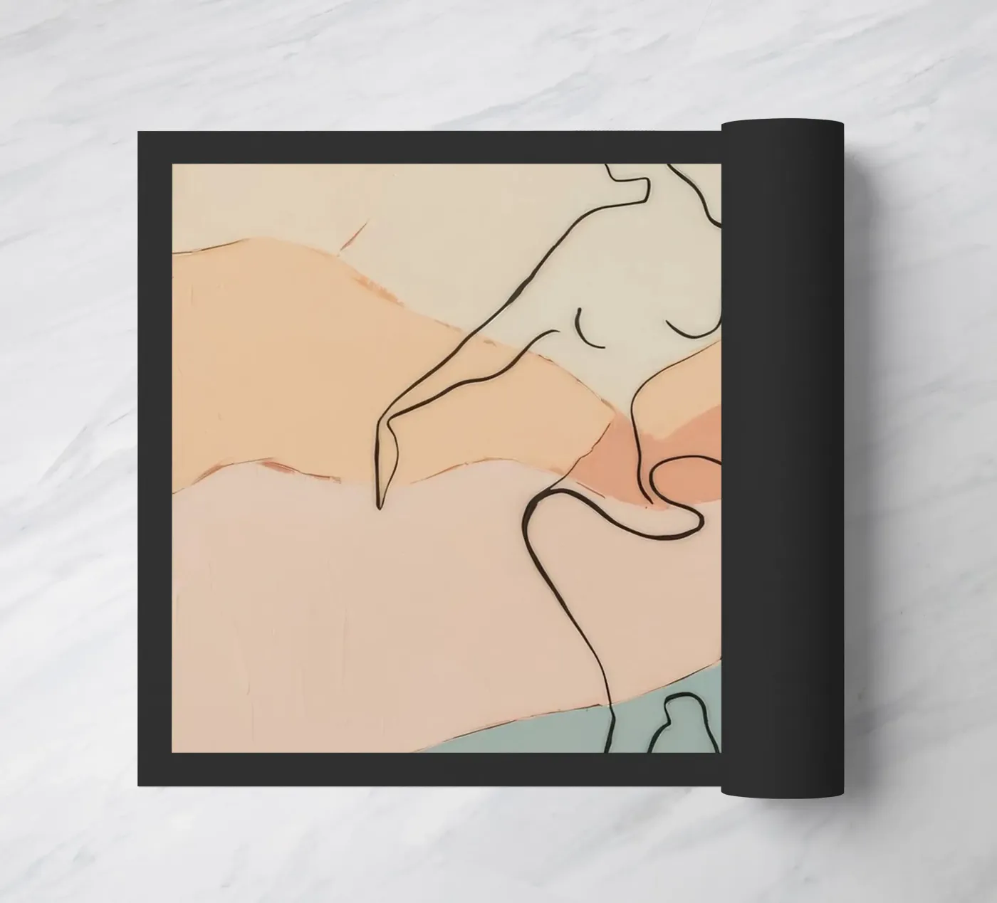 Poised Dance Elegance doormat by Crimson Whisper