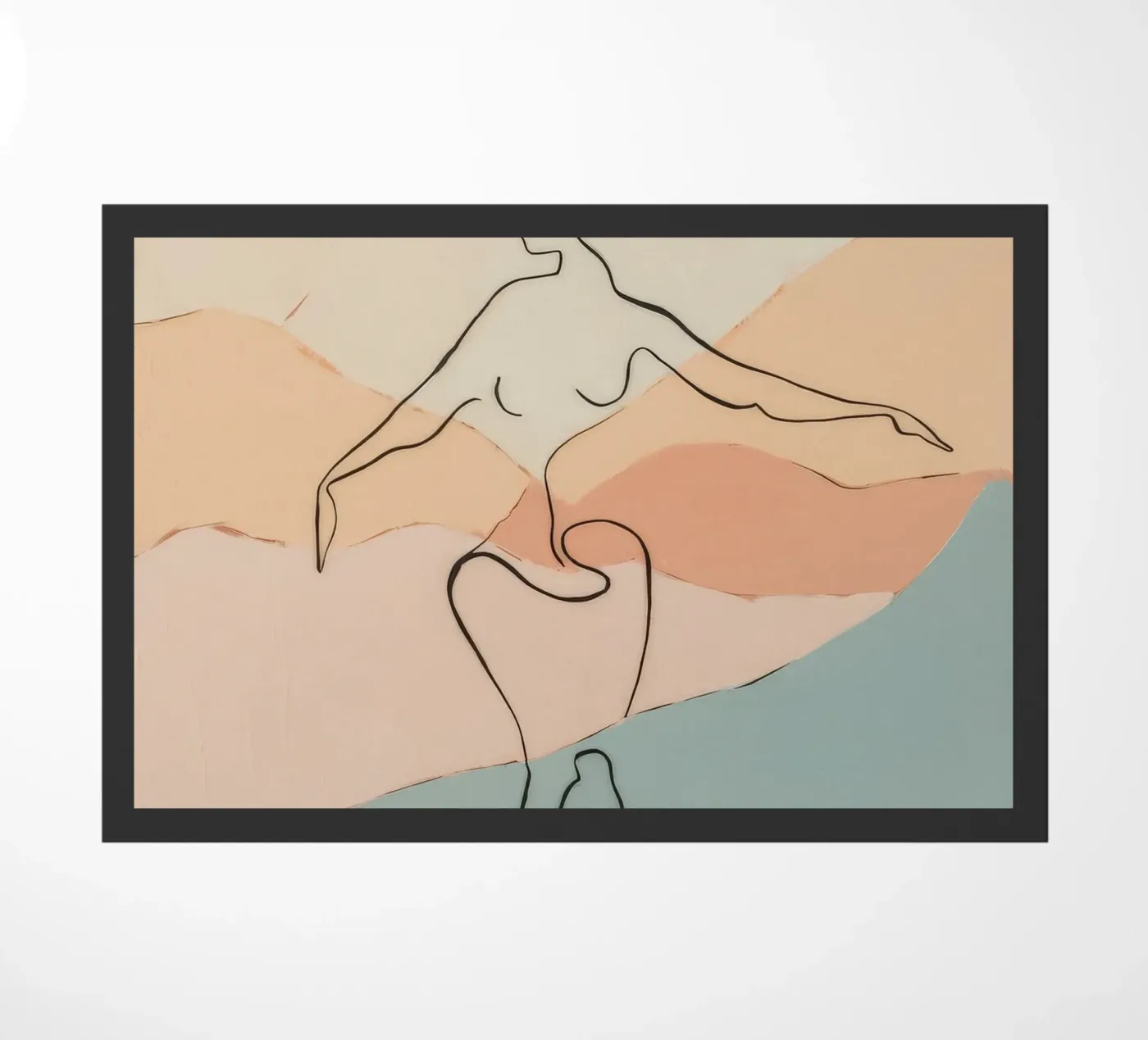 Poised Dance Elegance doormat by Crimson Whisper