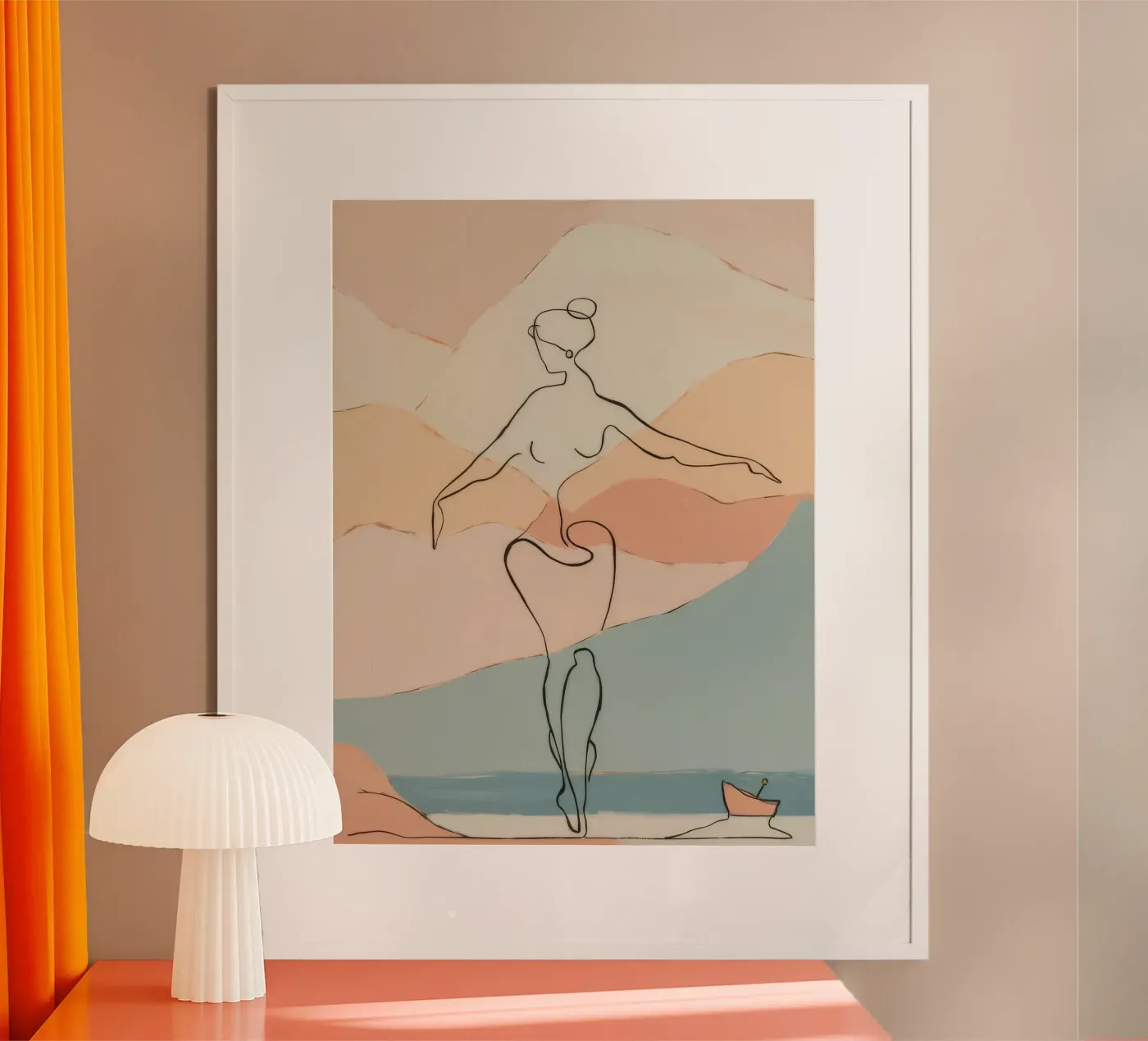 Poised Dance Elegance poster by Crimson Whisper