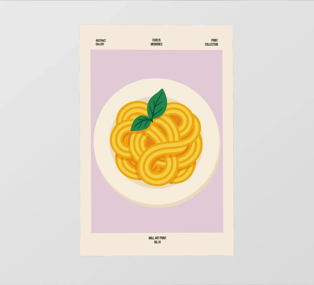 Spaghetti Memories – No. 01 telo in pvc da Studio Mooodz