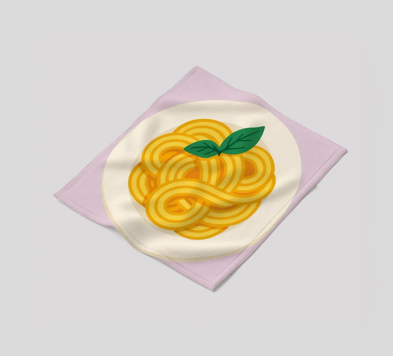 Spaghetti Memories – No. 01 coperta in pile da Studio Mooodz
