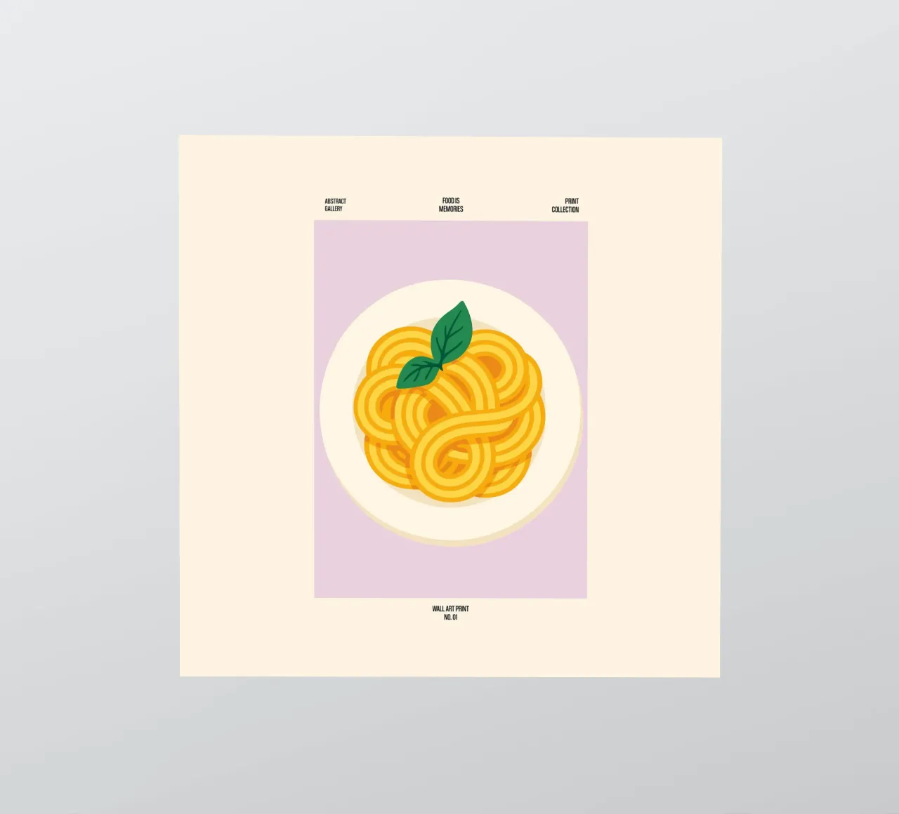Spaghetti Memories – No. 01 sticker by Studio Mooodz