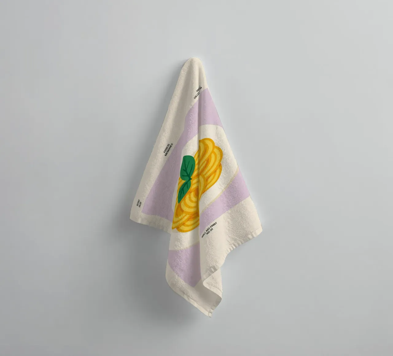 Spaghetti Memories – No. 01 asciugamano da bagno da Studio Mooodz