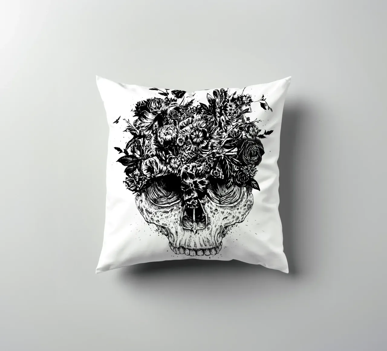 My Head Is A Jungle cuscino da Balazs Solti