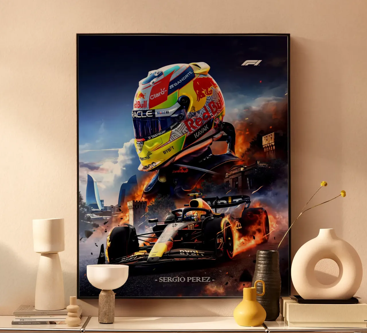 Sergio Perez plexiglass da Agus Creative
